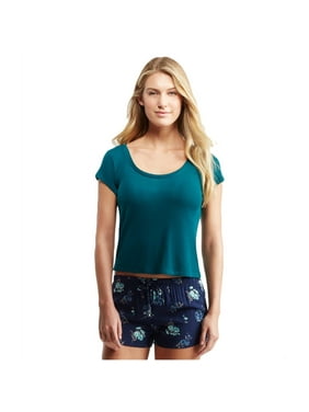 Aeropostale Womens Glitter Peace Sign Pajama Sleep T-shirt 826 XS